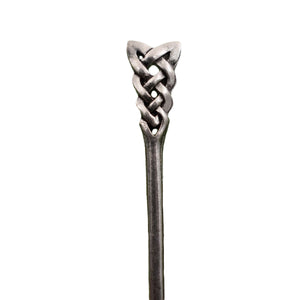 GUNGNEER Celtic Irish Trinity Triquetra Knot Stainless Steel Hair Stick Accessories Jewelry