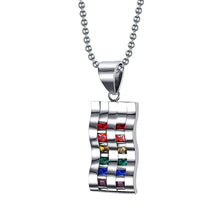 Load image into Gallery viewer, GUNGNEER Stainless Steel Lesbian Gay Pride Necklace LGBT Jewelry Gift For Men Women