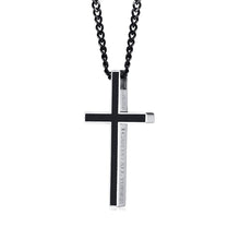 Load image into Gallery viewer, GUNGNEER Cross Necklace Christian Stainless Steel Jewelry Accessory For Men Women