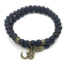 Load image into Gallery viewer, GUNGNEER Hindu Prayer Bead Chain Om Layer Bracelet Buddhism Jewelry Amulet For Men Women