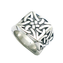 Load image into Gallery viewer, GUNGNEER Celtic Irish Knot Stainless Steel Ring Jewelry Accessories Gift Men Women