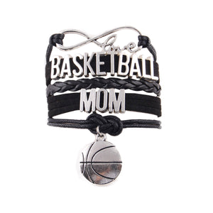 GUNGNEER Basketball Bracelet Multilayer Mom Ball Sports Accessories For Boys Girls