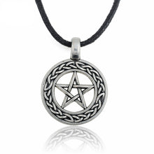 Load image into Gallery viewer, GUNGNEER Wicca Pentagram Pentacle Tree of Life Bracelet Amulet Pendant Necklace Jewelry Set
