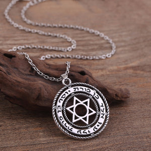 GUNGNEER Star of David Necklace Jewish Pendant Jewelry Accessory Outfit For Men Women