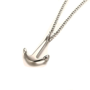 GUNGNEER Stainless Steel Army Anchor Rudder Pendant Nautical Jewelry Accessory For Men Women